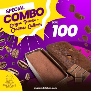 COMBO ORI TIRAMISU + CAKE COKLAT CADBURRY (500G)
