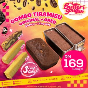 Combo Tiramisu Oreo + Tiramisu Ori + 3 Loaf + Cadburry 500g