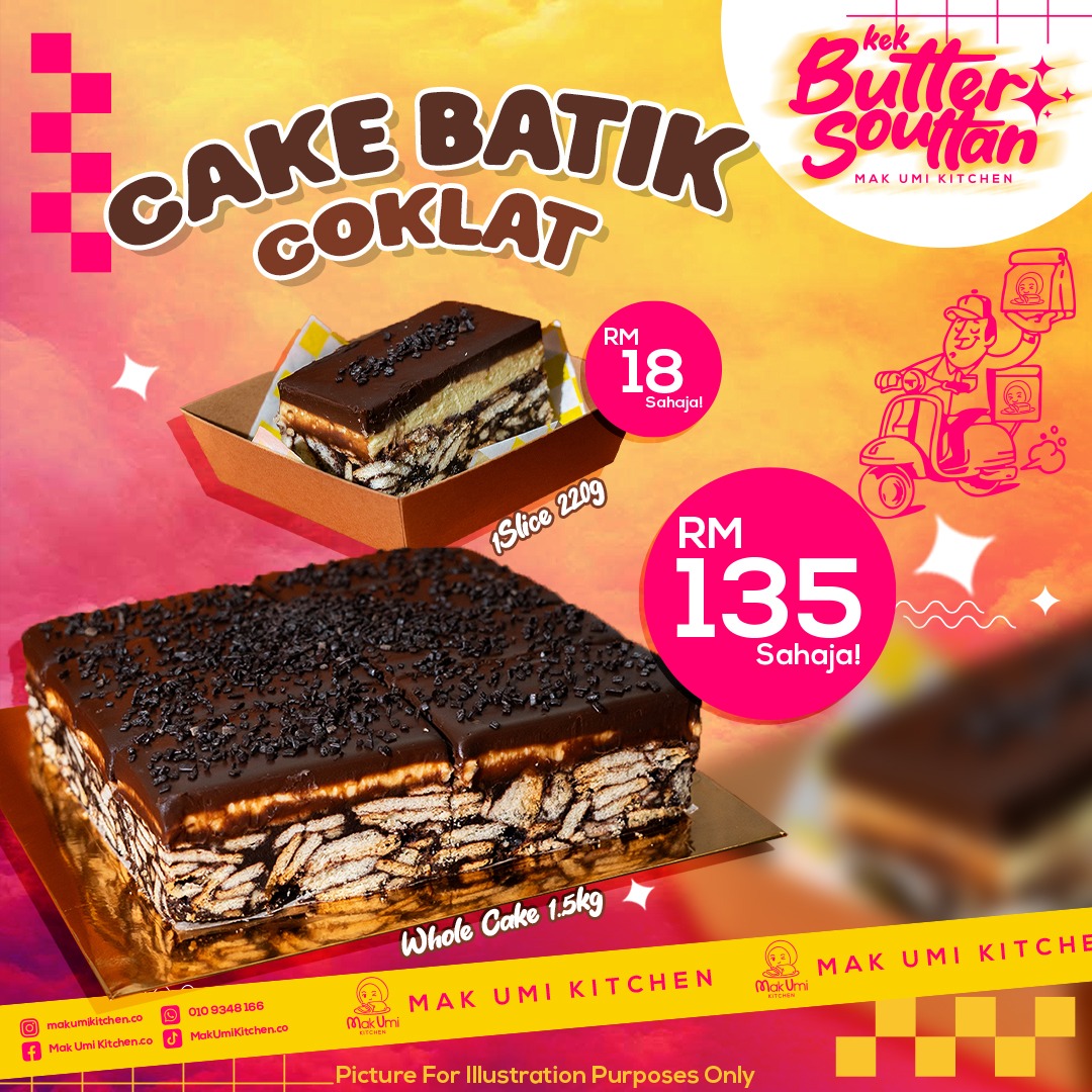 Kek Batik Coklat
